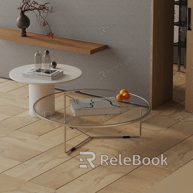 Modern coffee table model