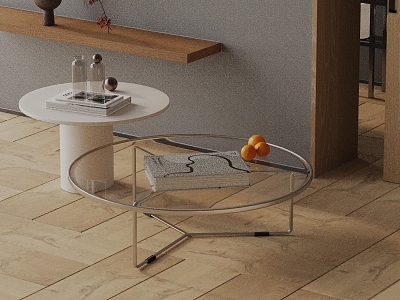 Modern coffee table model