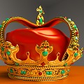 Crown Crown Hat Gem Jewelry 3d model