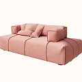 Simple leisure sofa 3d model