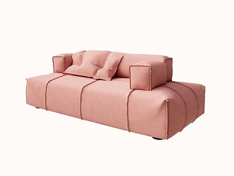 Simple leisure sofa 3d model