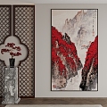 New Chinese Decorative Painting 3d model