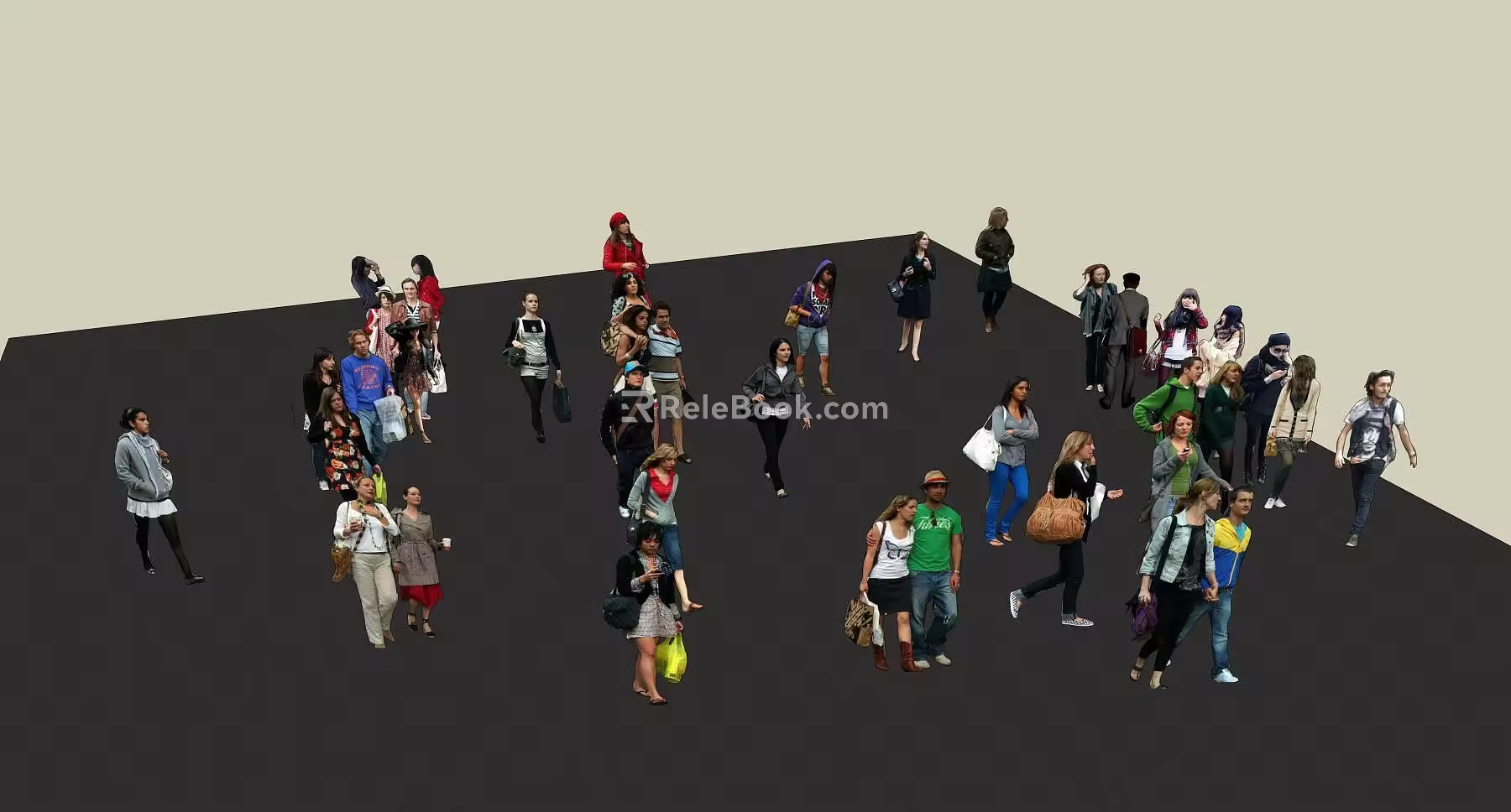 Characters 3d model