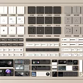 Modern socket switch socket panel 3d model