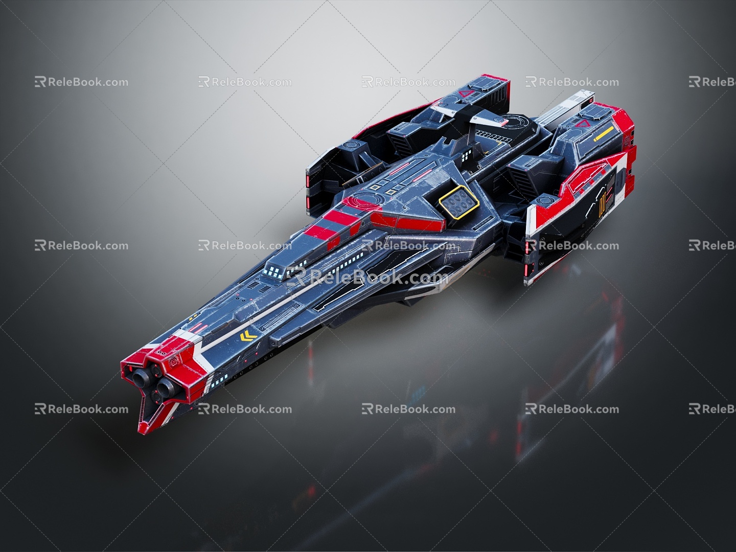 Modern Fighter Fighter Fighter Sci-fi Fighter 3d model