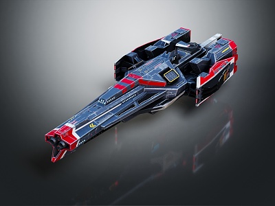 Modern Fighter Sci-fi Fighter 3d model