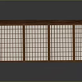 Traditional Japanese Room Interior With Tatami Floor Wooden Table Chairs Tea Set And Sliding Doors