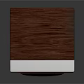 High Quality DMN Modern Wooden Speaker With White Frame Featuring Two Circular Speakers
