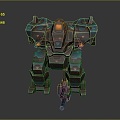 Mecha Warrior Mecha Soldier Machine Armor Mechanical Armor 3d model