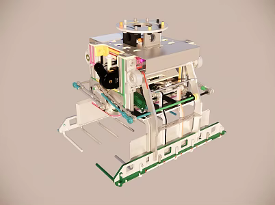 Mechanical equipment bag holder 3d model