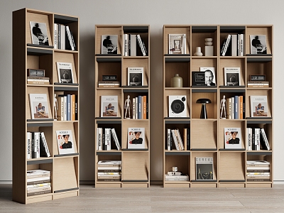 Modern Bookcase Combination Bookcase Bookshelf Book Decoration model