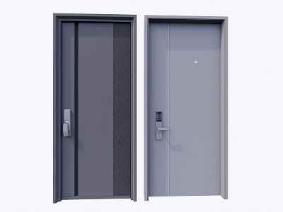 Modern Home Door 3d model