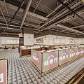 Wa Le Men Frog Restaurant With Fresh Concept And Golden Circular Decor
