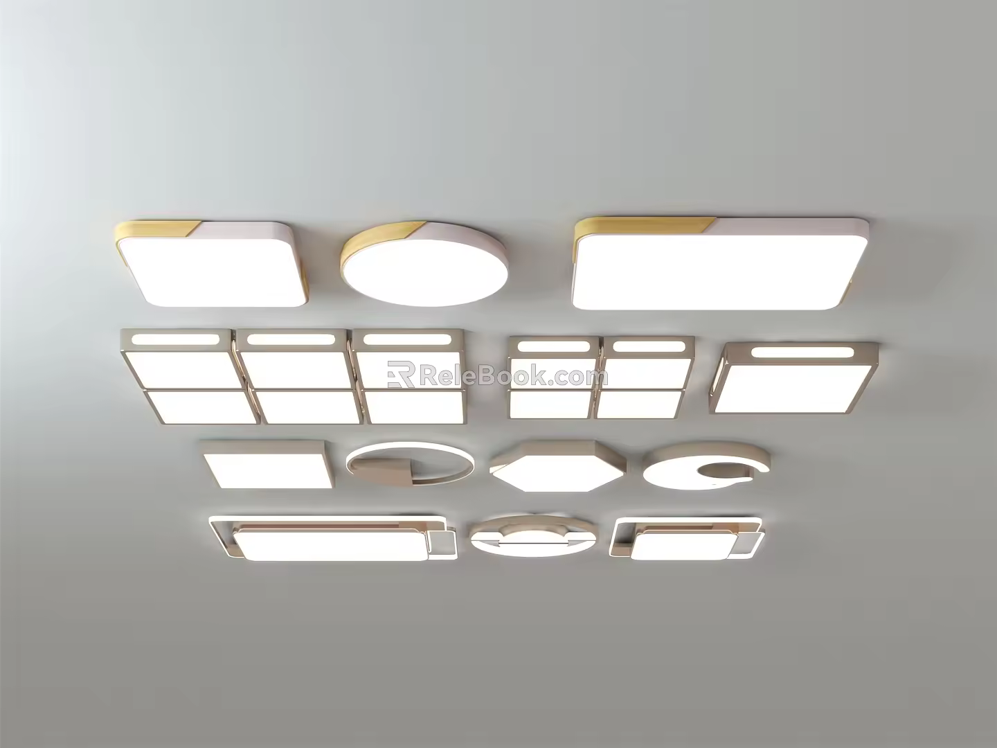 modern ceiling lamp 3d model