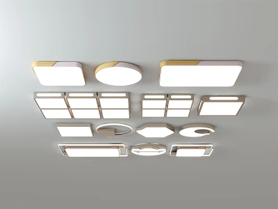 modern ceiling lamp 3d model