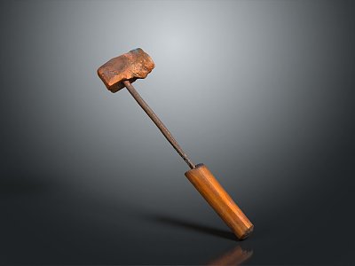 Hammer Horn Hammer Nail Rinker Hammer Rusty Hammer 3d model