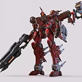 Trendy Play Robot Armored Core Game Role Game Figure Movie Role Toy Decoration Toy Decoration Hand-held 3d model