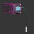 Industrial Equipment Direct Reading Instrument With Digital Display Screen And Connected Probe