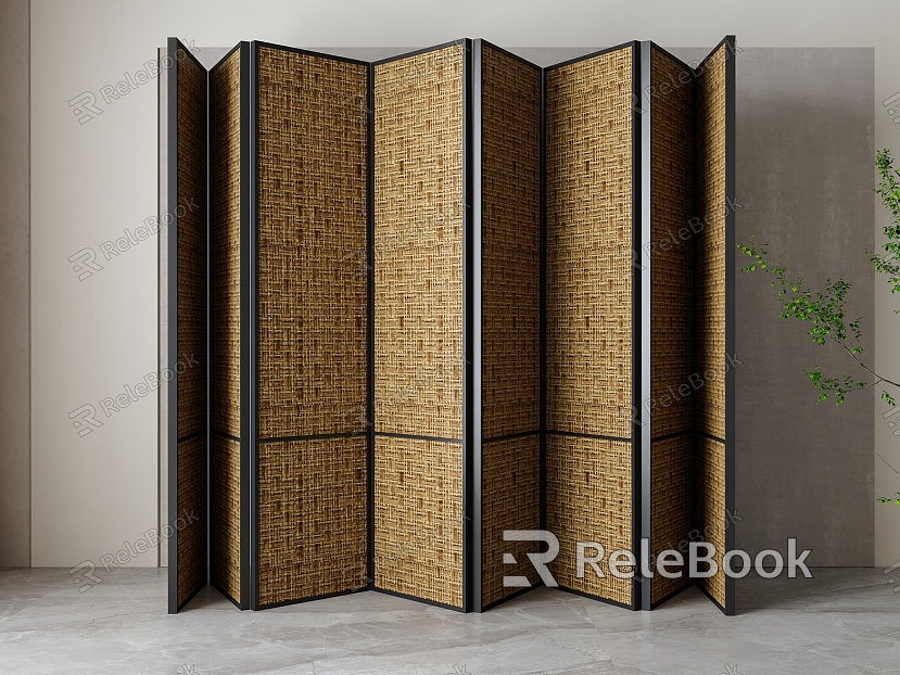 New Chinese-style screen partition model