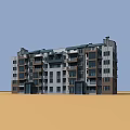 Modern Apartment Building Exterior Design With Multiple Floors Balconies And Glass Windows
