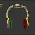 Modern Over Ear Headphones With Comfortable Ear Cushions And High Quality Audio