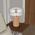 Modern table lamp table lamp side magazine 3d model