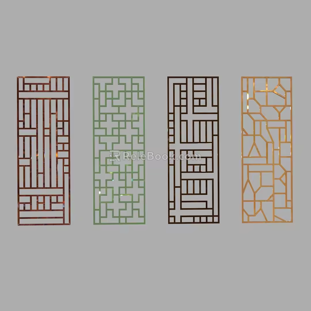 flower window 3d model