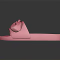Fashionable Women's Pink Bowknot Slippers Soft Sole Casual Daily Wear Shoes