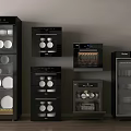 Haier Kitchen Appliances Glass Door Design Including Dish Sterilizers Oven Plates And Food Inside
