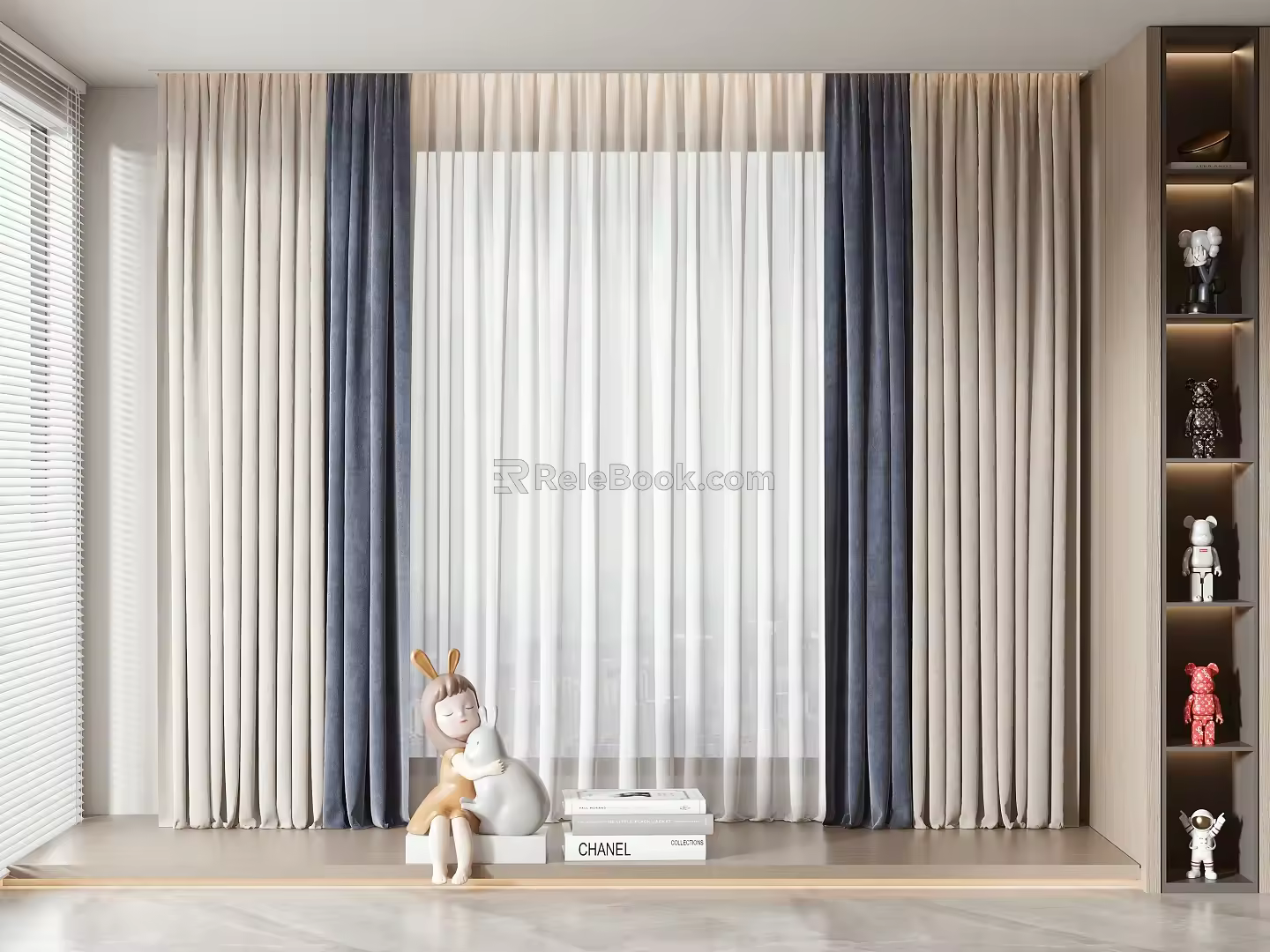 Curtains 3d model
