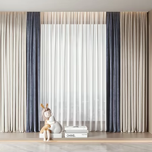 Curtains 3d model