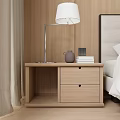 Modern bedside table 3d model