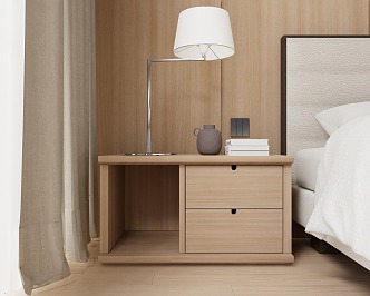 Modern bedside table 3d model