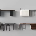 Modern Bar Counter Designs Featuring Wall Mounted And Freestanding Styles With Wood Countertops And Stools