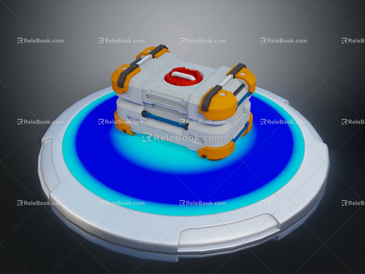 Science Fiction Box Science Fiction Box Military Box Password Box 3d model