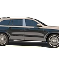 Mercedes-Benz Luxury SUV With Chrome Vertical Grille Roof Rails And Alloy Wheels