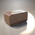 Modern clock hazy time 3d model
