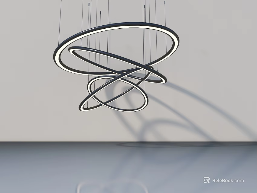 Modern Interior Swing Door Design With Glass Panel And White Frame 3d model 