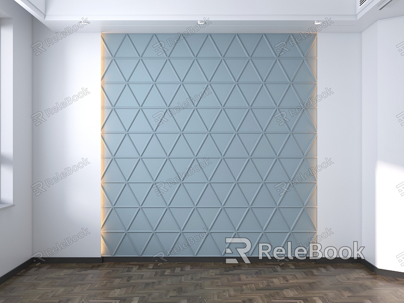 Modern modeling background wall model