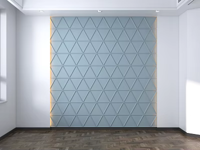 Modern modeling background wall 3d model