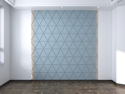 Modern modeling background wall 3d model