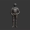 Medieval Full Body Metal Armor As Protective Warrior Weapon Design 3d model