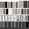 Modern Double Door Designs With Wooden Panels And Various Color Options For Home Interior