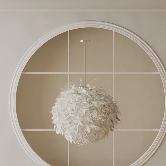Modern chandelier 3d model