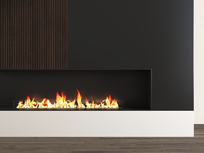 Modern Fireplace 3d model