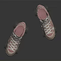 Pink Roller Skates With White Laces And Black Wheels Classic Design Style