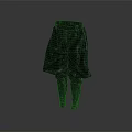 Black Loose Lantern Style Trousers With Soft Fabric For Casual Daily Wear