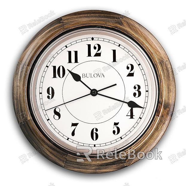 Modern clock clock wall clock model