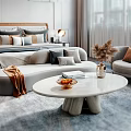Elegant Modern Bedroom Interior Design With Upholstered Bed Nightstands Hanging Lighting Curtains And Floor Rug