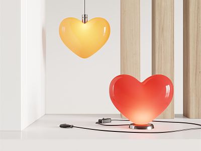 Modern lamp combination love table lamp chandelier model